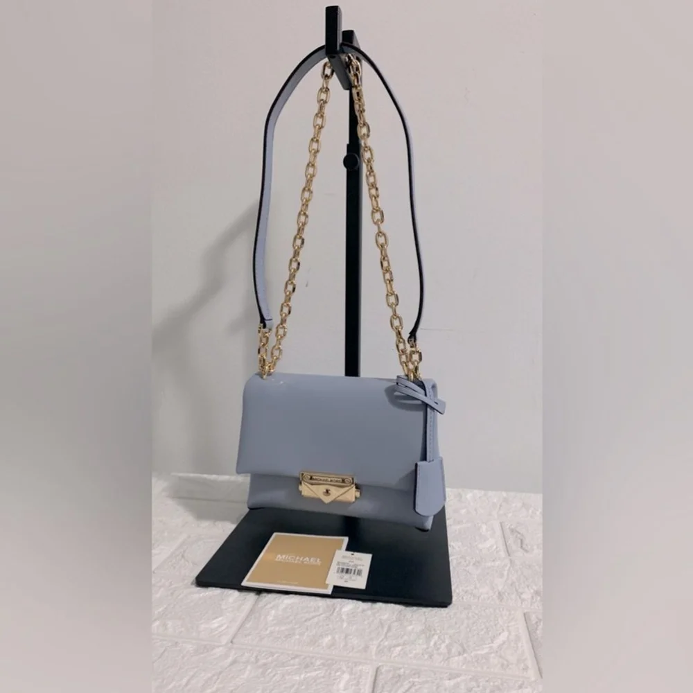 BNWT MICHAEL KORS CECE SMALL SHOULDER CROSSBODY BAG | CONVERTIBLE PURSE | PALE B - Picture 2 of 7